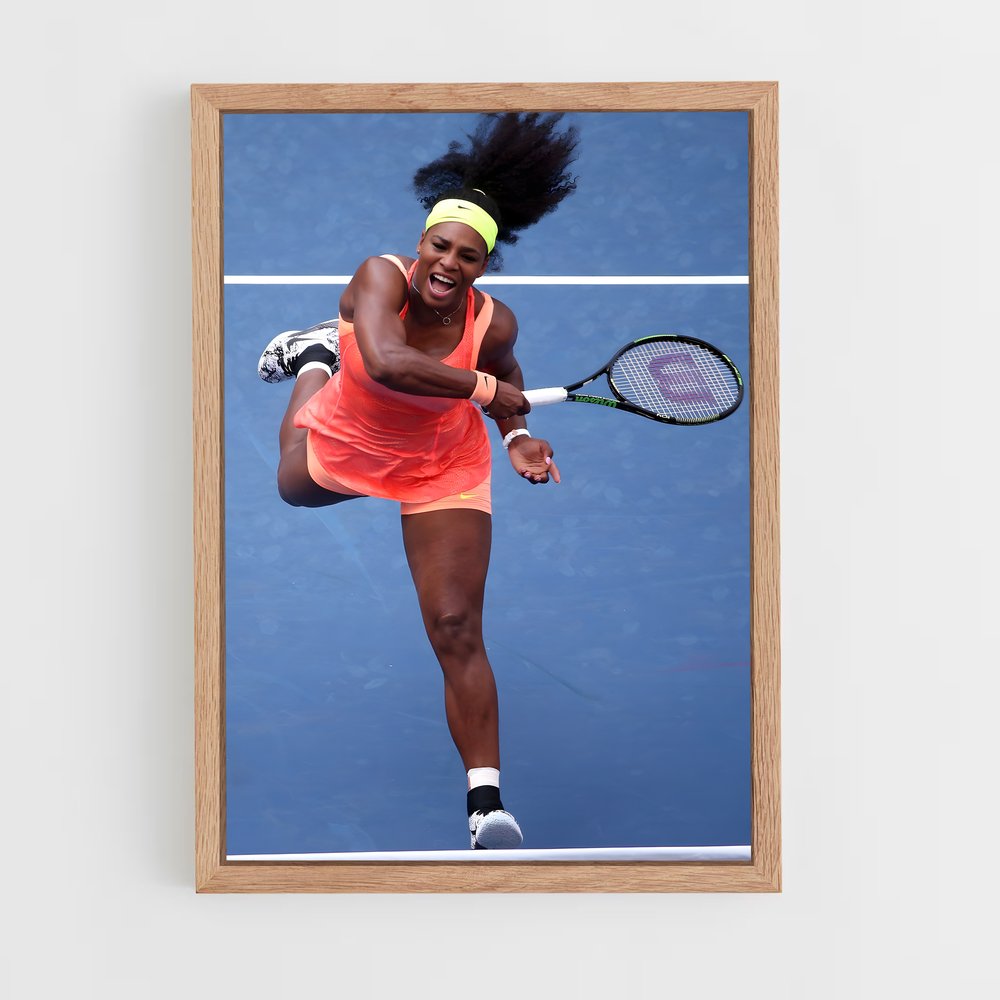 Poster Serena williams championne – affiche Tennis (vue 4)